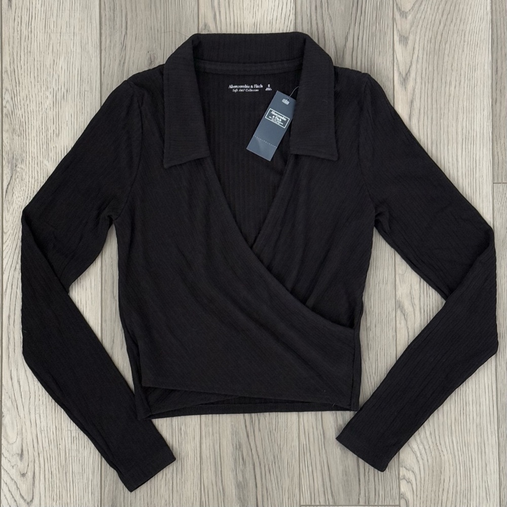 Abercrombie & Fitch Polo Wrap Top